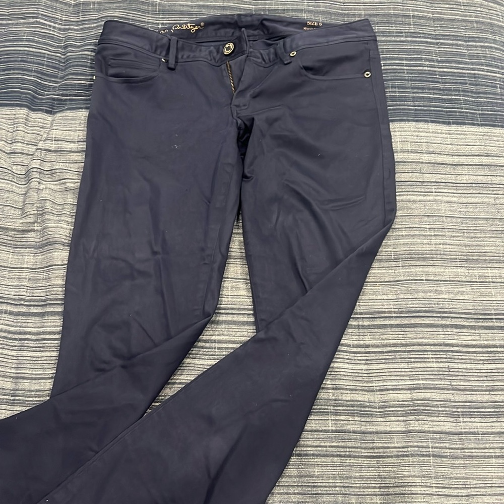 lilly pulitzer navy jeans